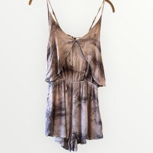 🎭🥑Audrey 3+1 Tie Dye Romper | Boho Coastal Cowgirl Festival Brat Summer